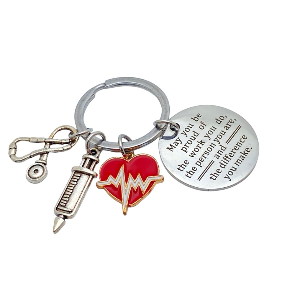 Nurse Inscribed Keychain